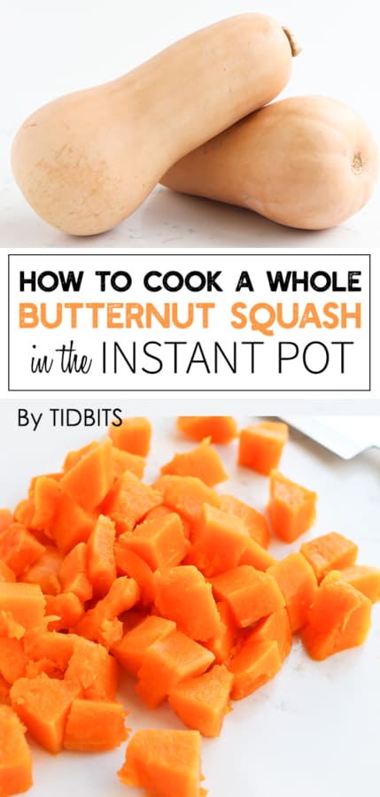 Quick Instant Pot Butternut Squash: Whole or Halved in Minutes